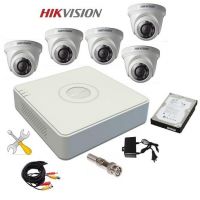 Trọn bộ 5 camera HIKVISION 2.0MP 1080P