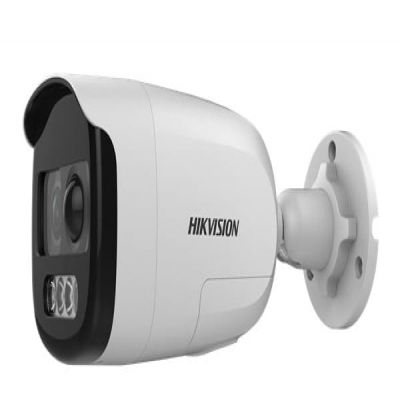 CAMERA Thân FullHD TVI COLORVU TÍCH HỢP CÒI, ĐÈN BÁO ĐỘNG DS-2CE12DFT-PIRXOF