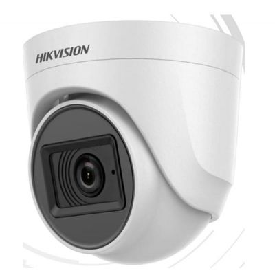 Camera 2MP DS-2CE76D0T-ITPFS tích hợp mic,truyền âm thanh qua cáp đồng trục