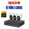 Trọn bộ 3 Camera DAHUA FullHD 1080P