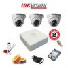 Bộ 3 camera Hikvision Hd720P